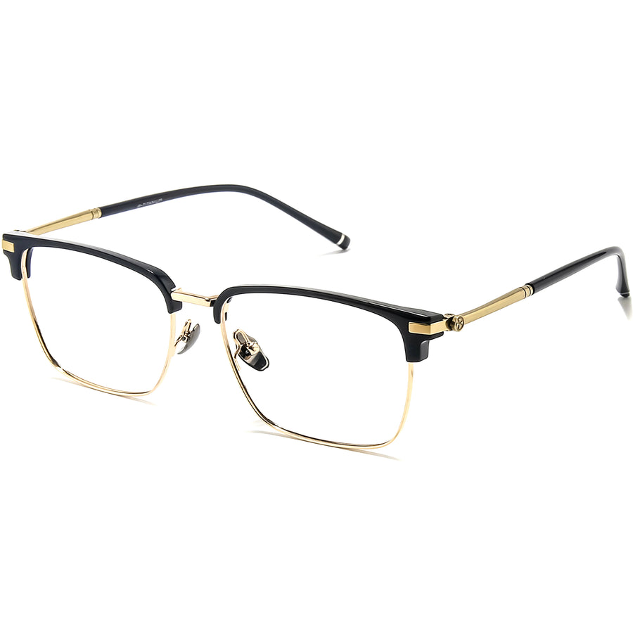 Browline Glasses EF1082 - Wide Frames For Men With Larger Heads