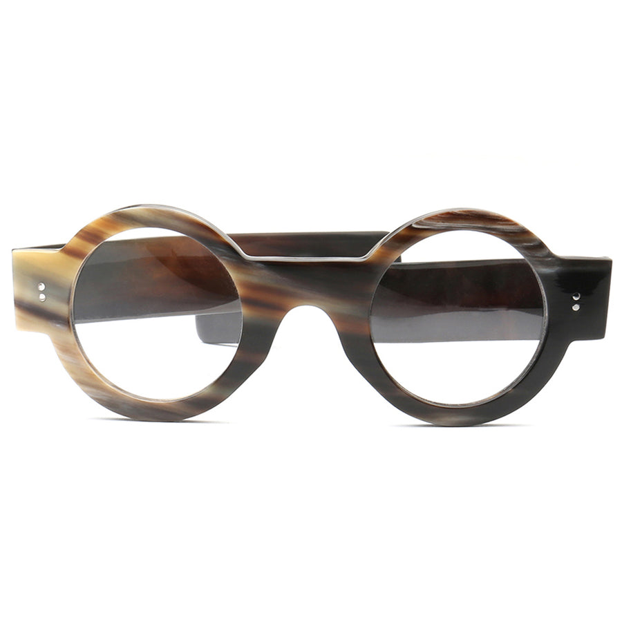 Buffalo Horn Round Glasses NJ1010