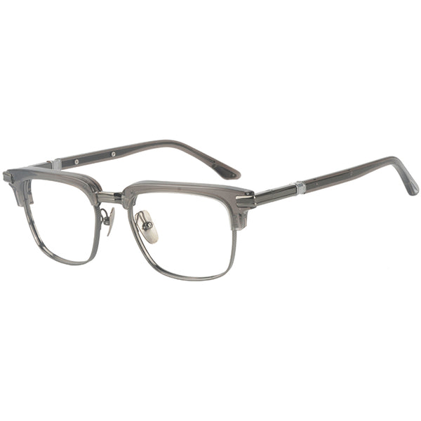 Browline Glasses EF1028 - Wide Frames for Men with Larger Heads