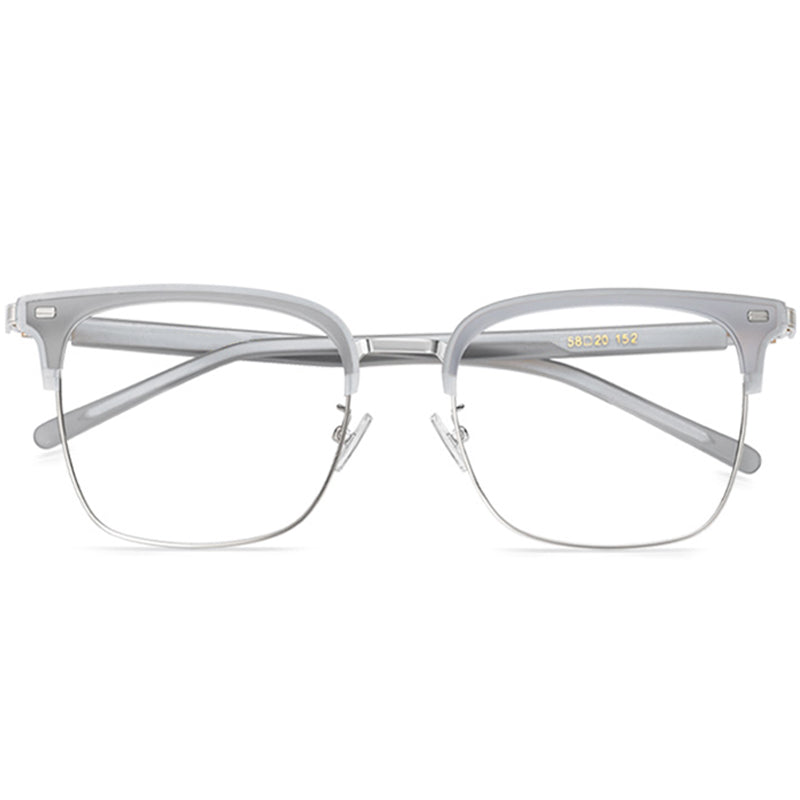 Browline Glasses A3905 - Wide Frames for Men with Larger Heads