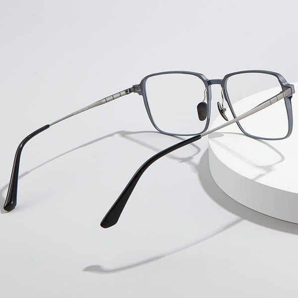 Square Glasses EF1183 - Wide Frames For Men With Larger Heads