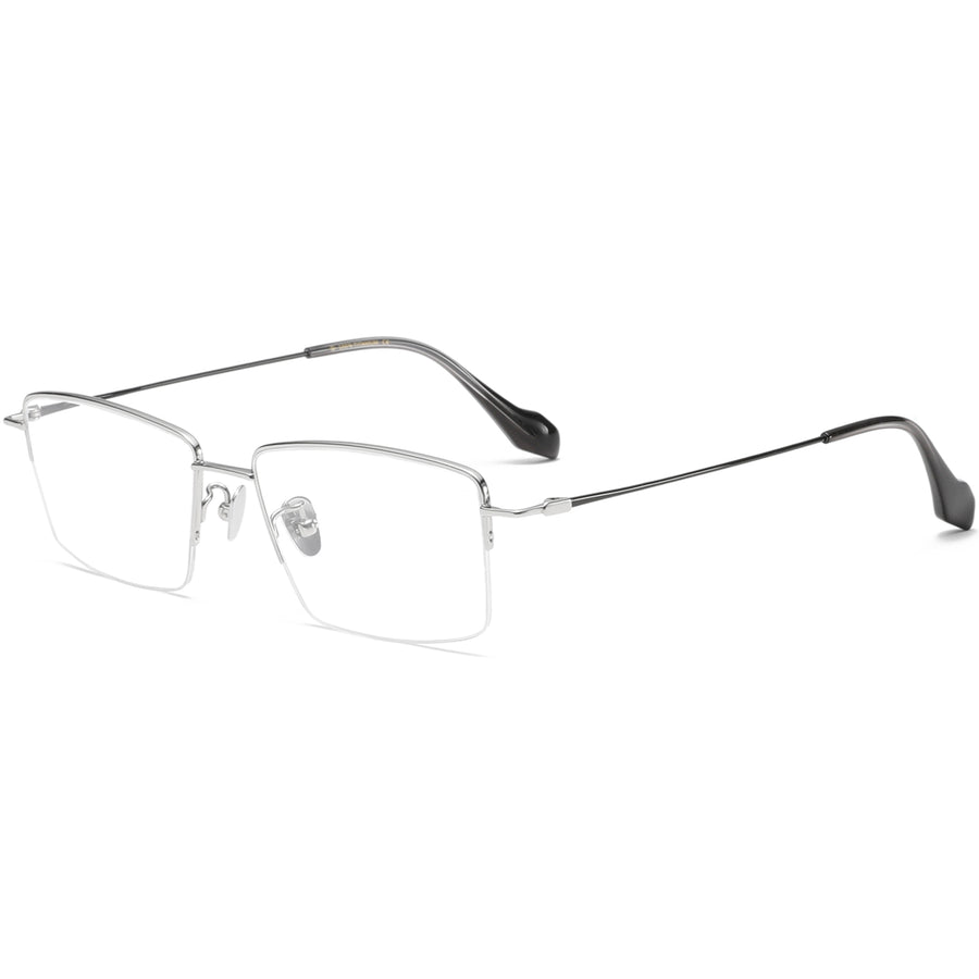 Rectangle Glasses EF1138 - Wide Frames for Men with Larger Heads