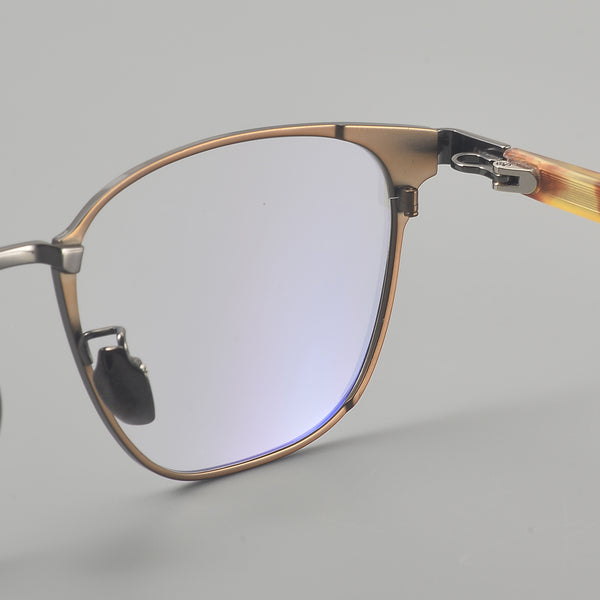 Square Glasses EF1124 - Wide Frames for Men with Larger Heads