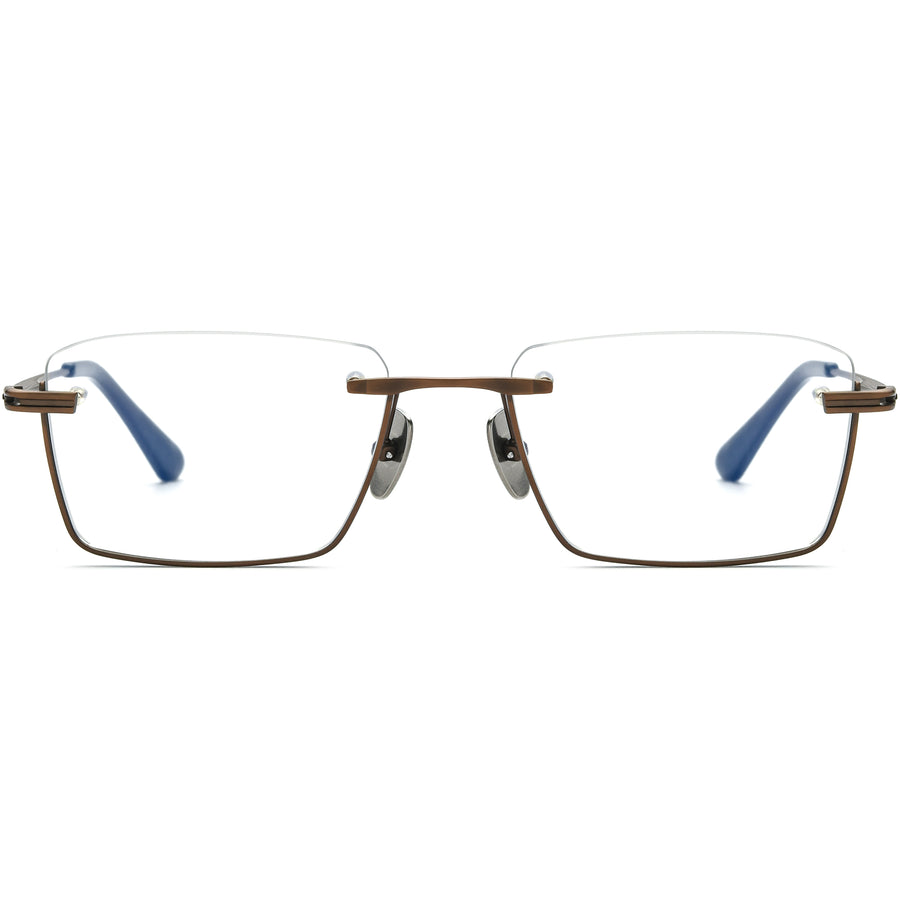 Reverse Half Rim Glasses | eyeshells