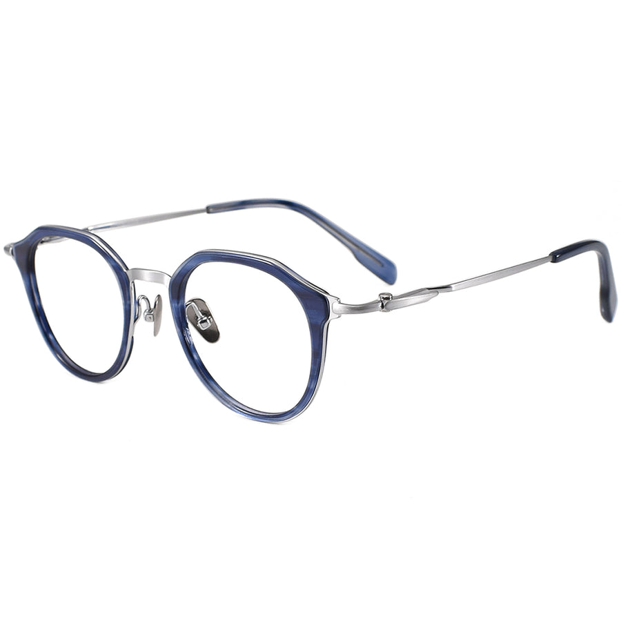 Round Glasses EF1099 - Wide Frames for Men with Larger Heads