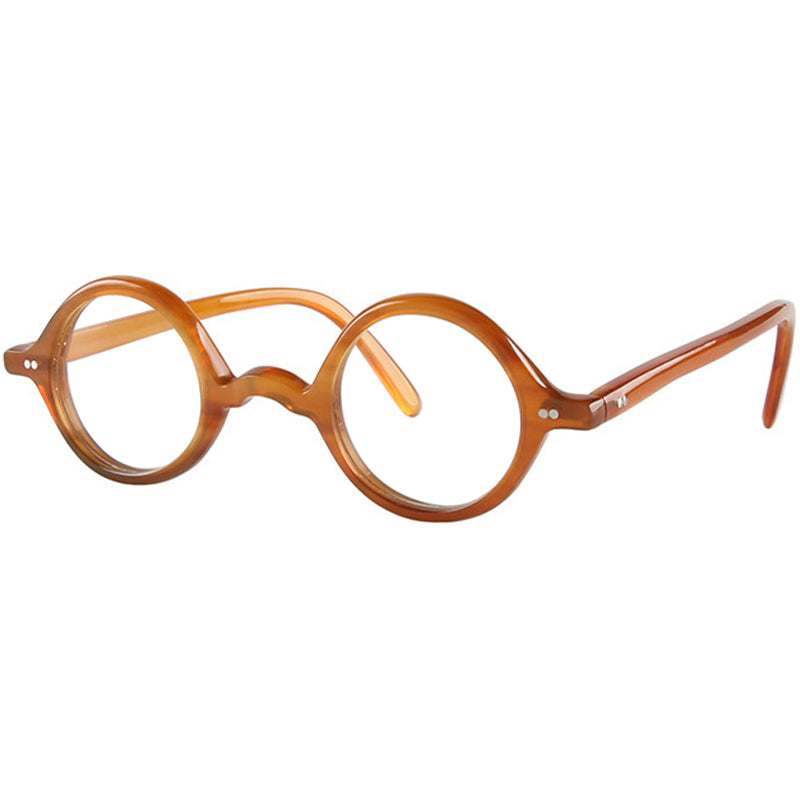 Buffalo Horn Round Glasses NJ1116