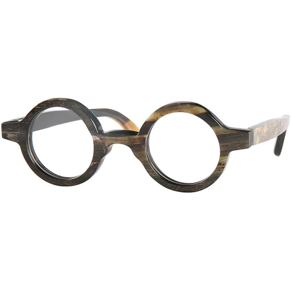 Buffalo Horn Round Glasses NJ1112
