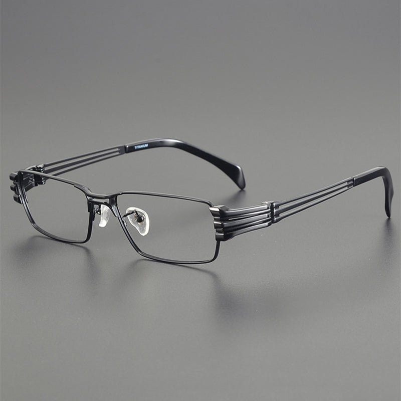 Rectangle Glasses EF1025 - Wide Frames for Men with Larger Heads