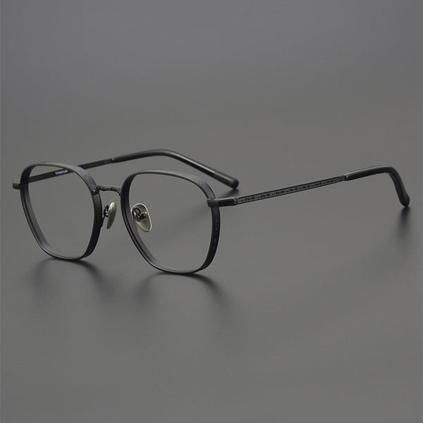 Square Glasses EF1017 - Wide Frames for Men with Larger Heads