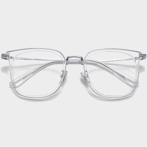 Square Glasses EF1036 - Wide Frames for Men with Larger Heads