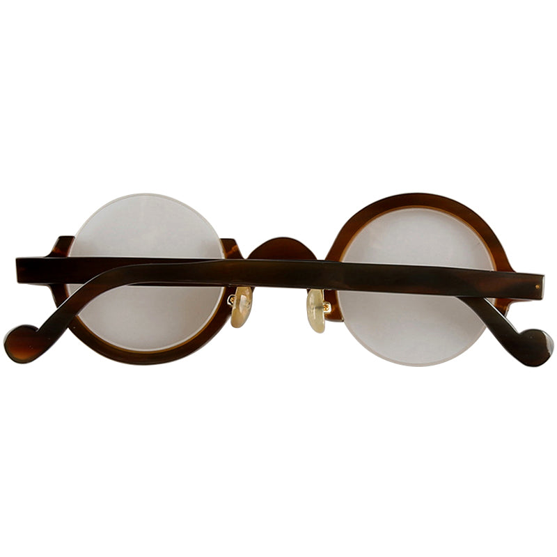 Buffalo Horn Round Glasses NJ1002