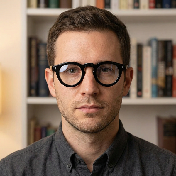 Buffalo Horn Round Glasses NJ1046