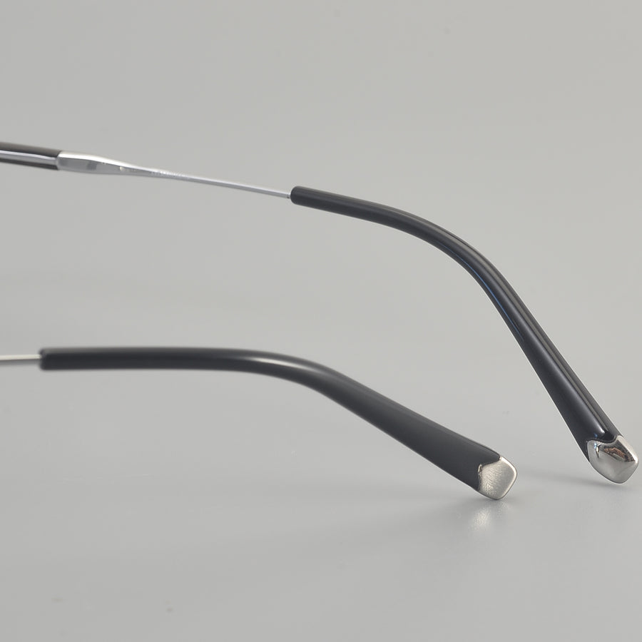 Rectangle Glasses EF1128 - Wide Frames for Men with Larger Heads