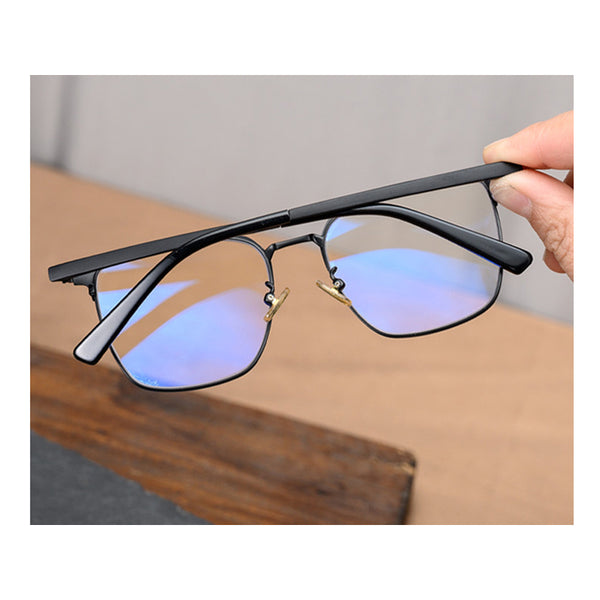 Square Glasses A1042 - Wide Frames for Men with Larger Heads