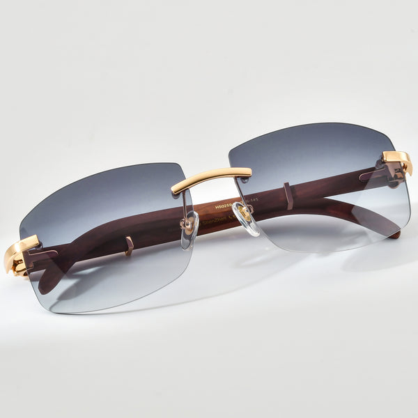 Buffalo Horn Square Sunglasses BRS1007