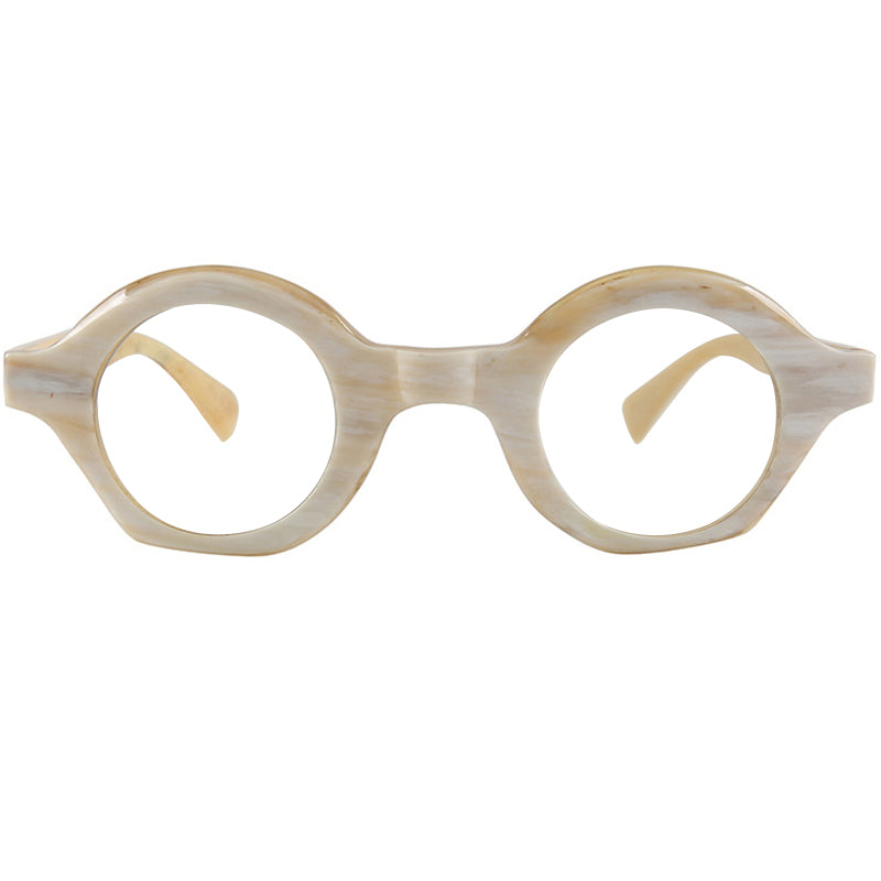 Buffalo Horn Round Glasses NJ1013