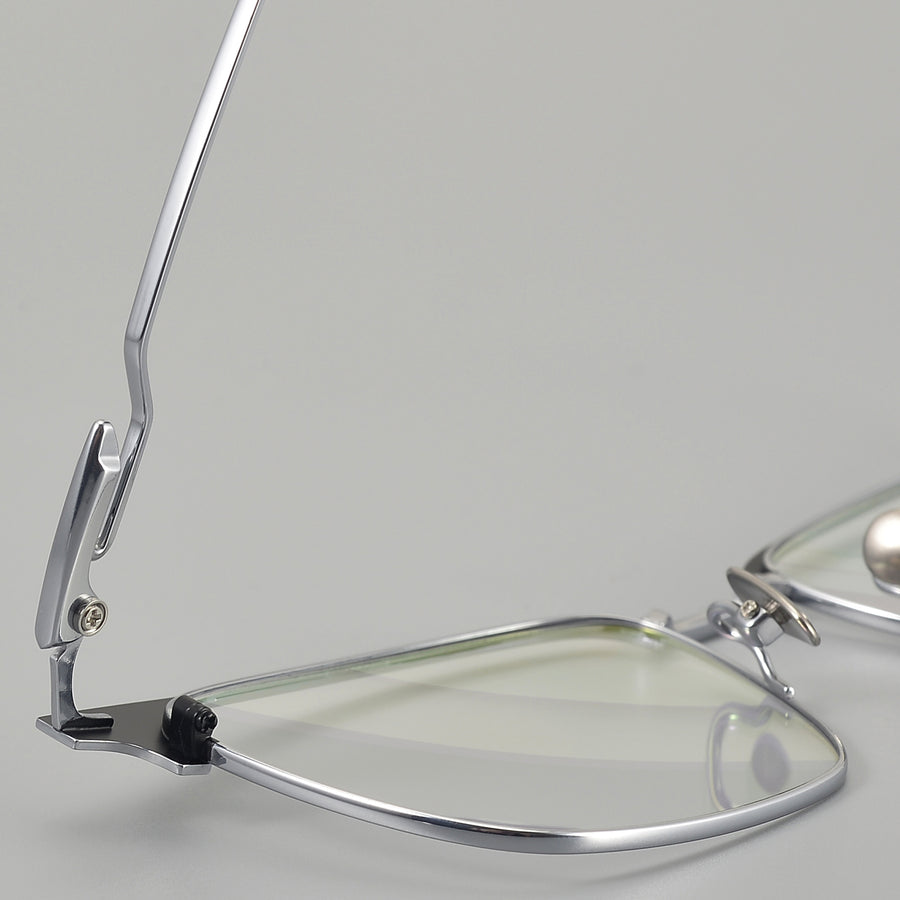 Browline Glasses EF1122 - Wide Frames for Men with Larger Heads