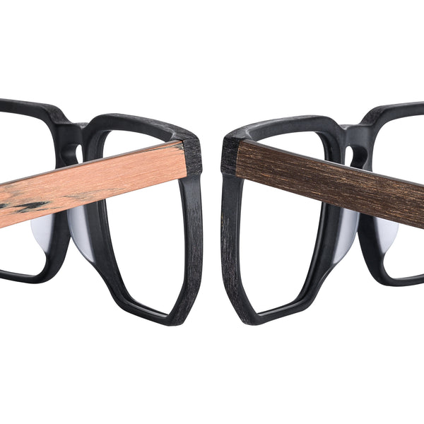 Square Glasses A1046 - Wide Frames for Men with Larger Heads