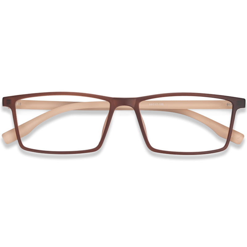 Rectangle Glasses A3920 - Wide Frames for Men with Larger Heads