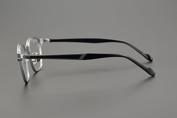 Square Glasses EF1047 - Wide Frames for Men with Larger Heads