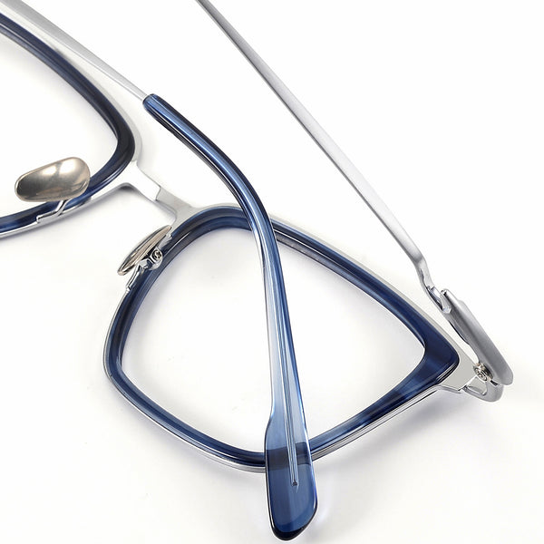 Square Glasses EF1096 - Wide Frames for Men with Larger Heads