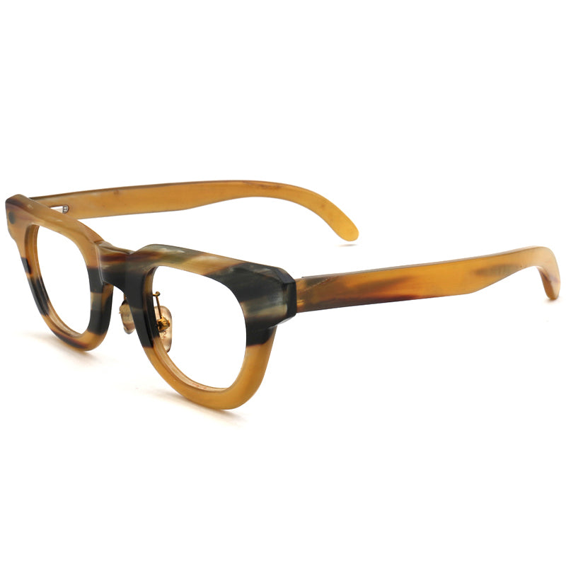 Buffalo Horn Square Glasses NJ1012