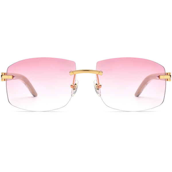 Buffalo Horn Square Sunglasses BRS1009