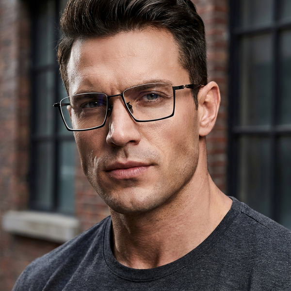 Rectangle Glasses RV1016 - Wide Frames for Men with Larger Heads