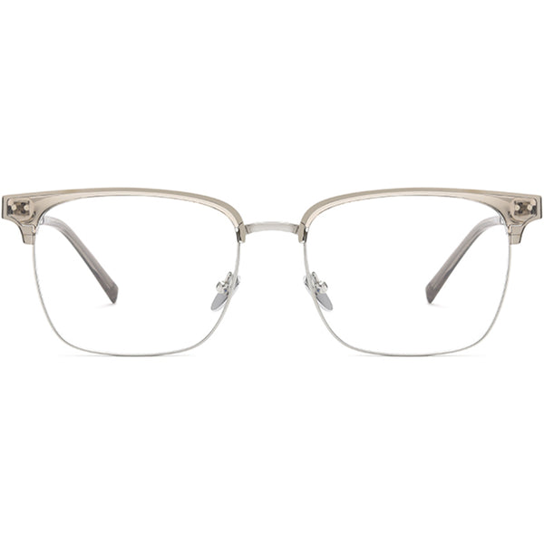 Browline Glasses EF1086 - Wide Frames For Men With Larger Heads