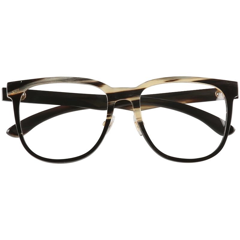 Buffalo Horn Square Glasses NJ1005
