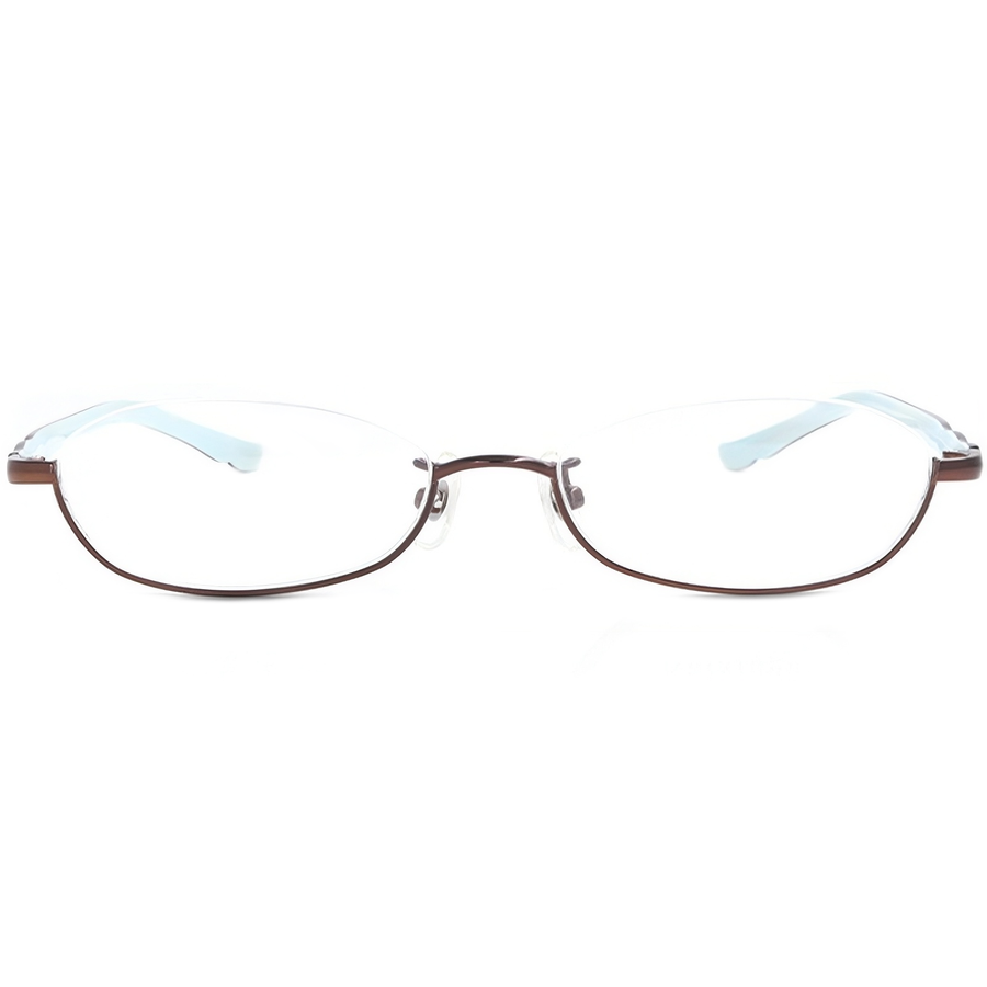 Reverse Half Rim Glasses | EYESHELLS