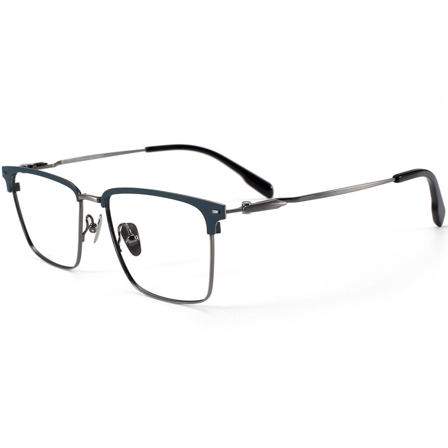 Browline Glasses EF1123 - Wide Frames for Men with Larger Heads