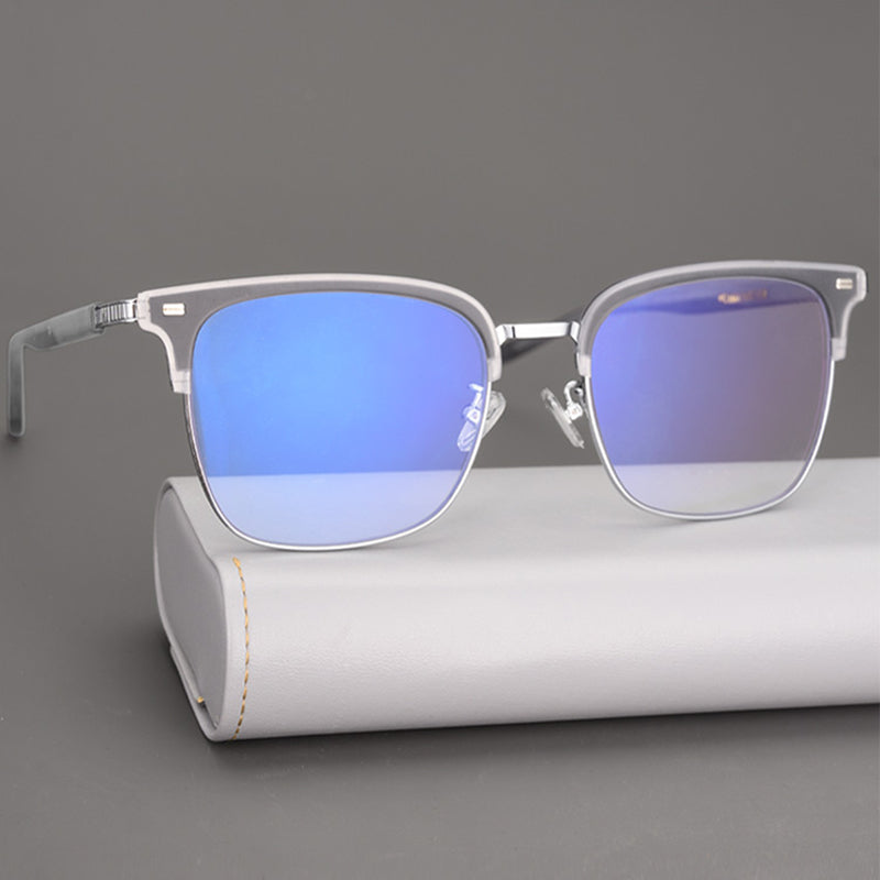 Browline Glasses A3905 - Wide Frames for Men with Larger Heads