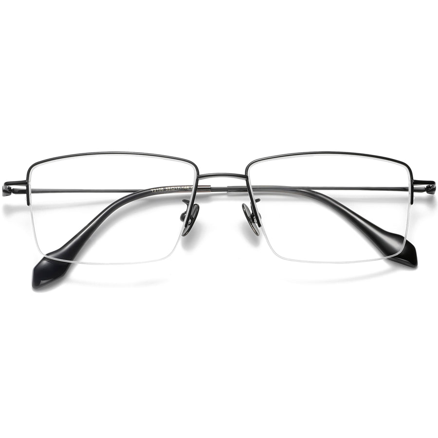 Rectangle Glasses EF1138 - Wide Frames for Men with Larger Heads