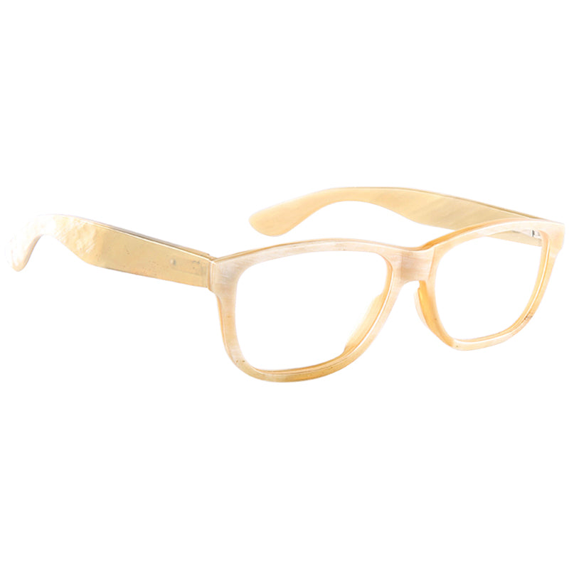 Buffalo Horn Rectangle Glasses NJ1136