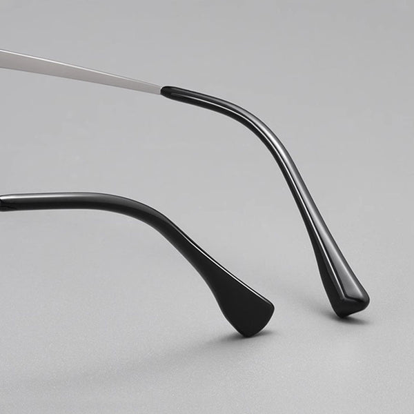 Browline Glasses EF1085 - Wide Frames For Men With Larger Heads