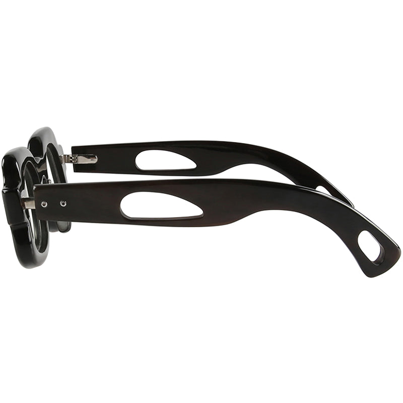 Buffalo Horn Geometric Glasses NJ1048