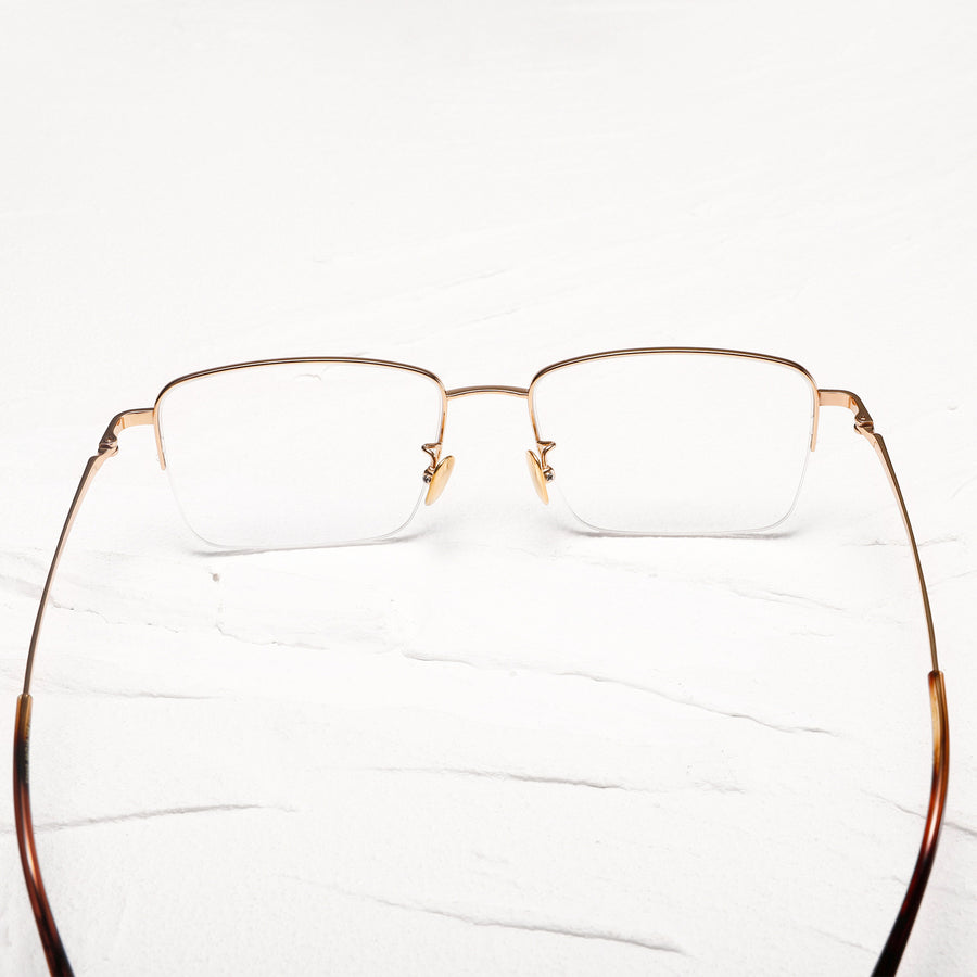 Square Glasses EF1133 - Wide Frames for Men with Larger Heads