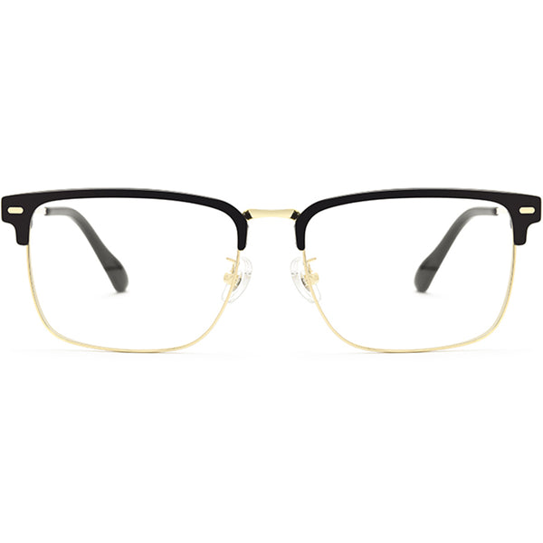 Browline Glasses EF1084 - Wide Frames For Men With Larger Heads