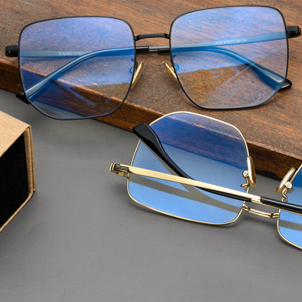 Square Glasses A2610 - Wide Frames for Men with Larger Heads