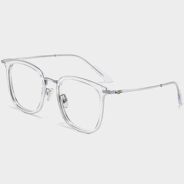 Square Glasses EF1036 - Wide Frames for Men with Larger Heads