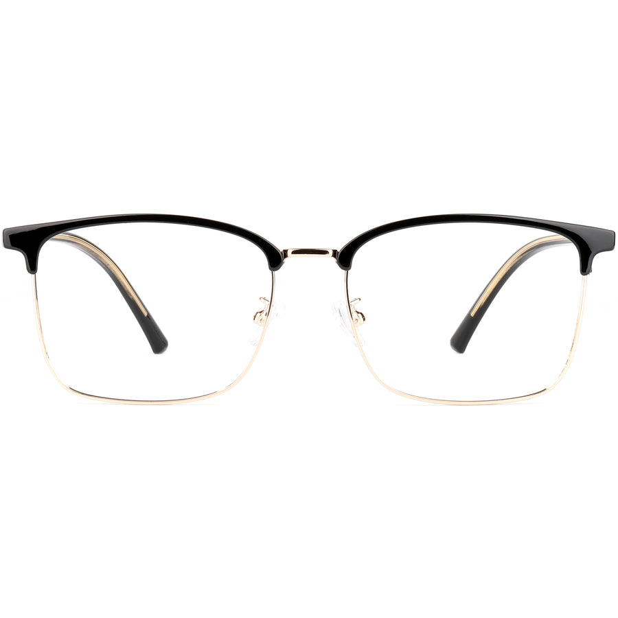 Square Glasses EF1108 - Wide Frames for Men with Larger Heads