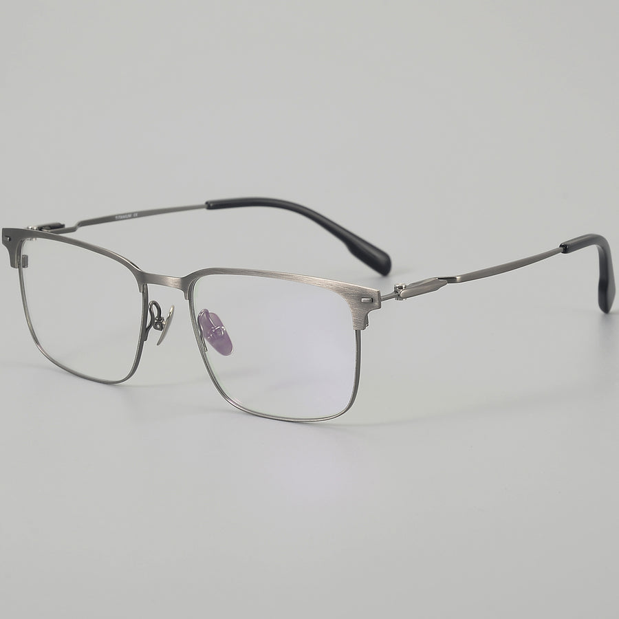 Square Glasses EF1121 - Wide Frames for Men with Larger Heads