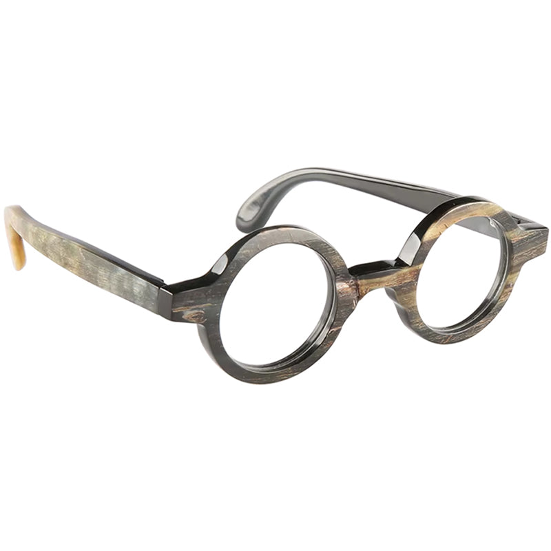 Buffalo Horn Round Glasses NJ1112