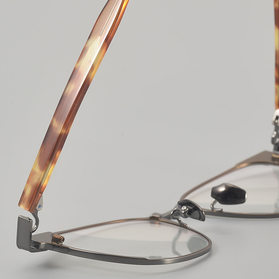 Square Glasses EF1124 - Wide Frames for Men with Larger Heads