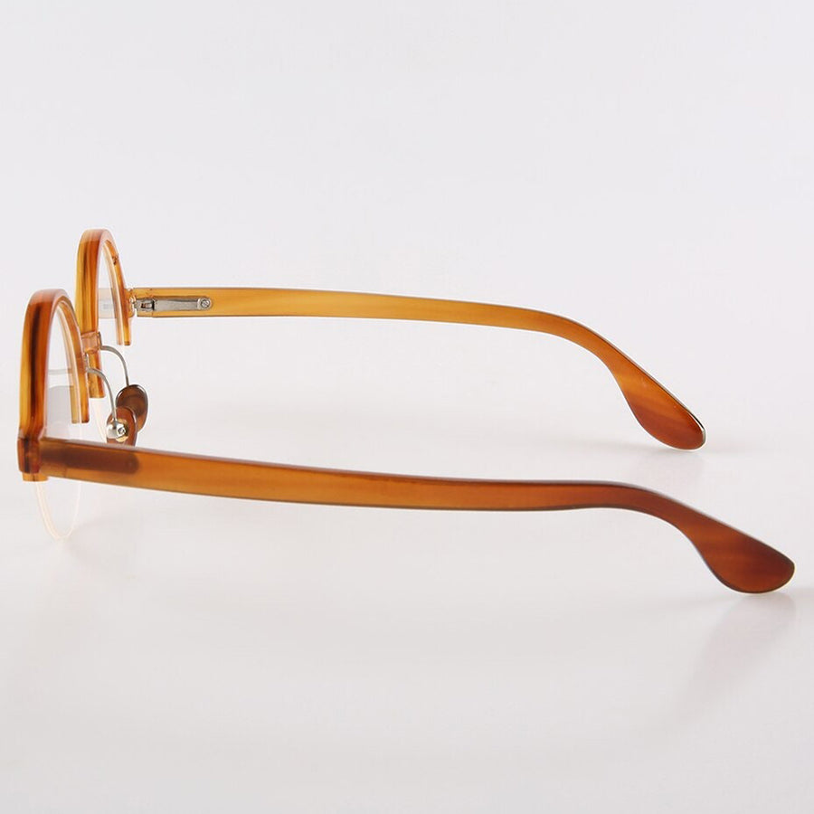 Buffalo Horn Round Glasses NJ1001