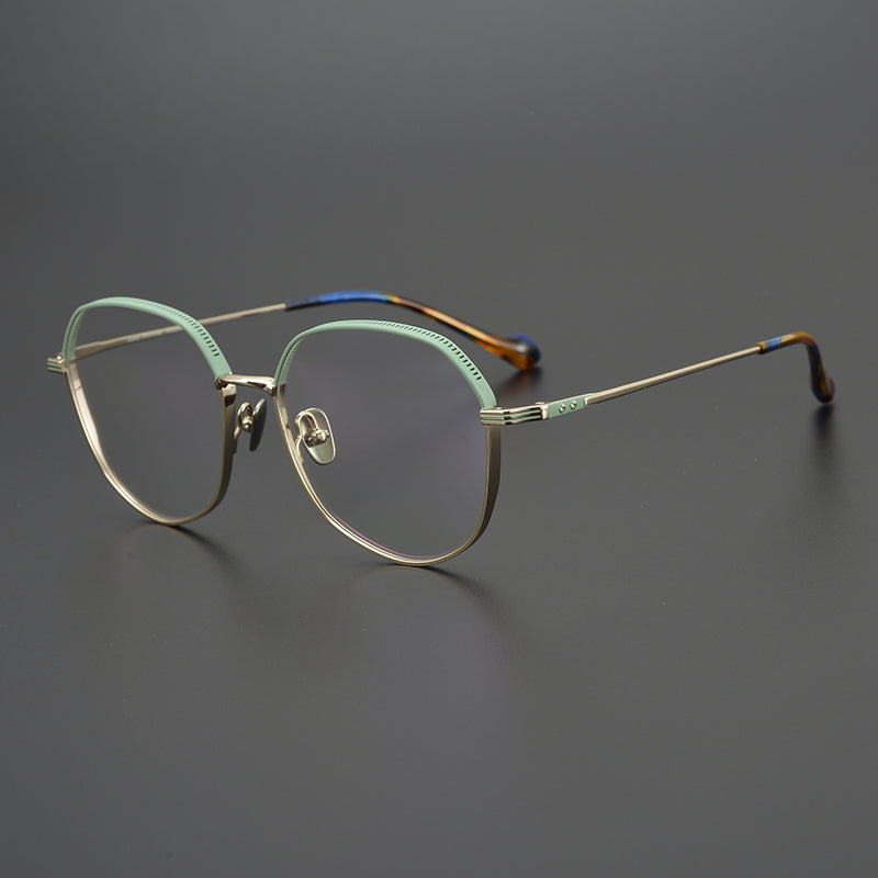 Geometric Glasses MW1262 - Wide Frames for Men with Larger Heads