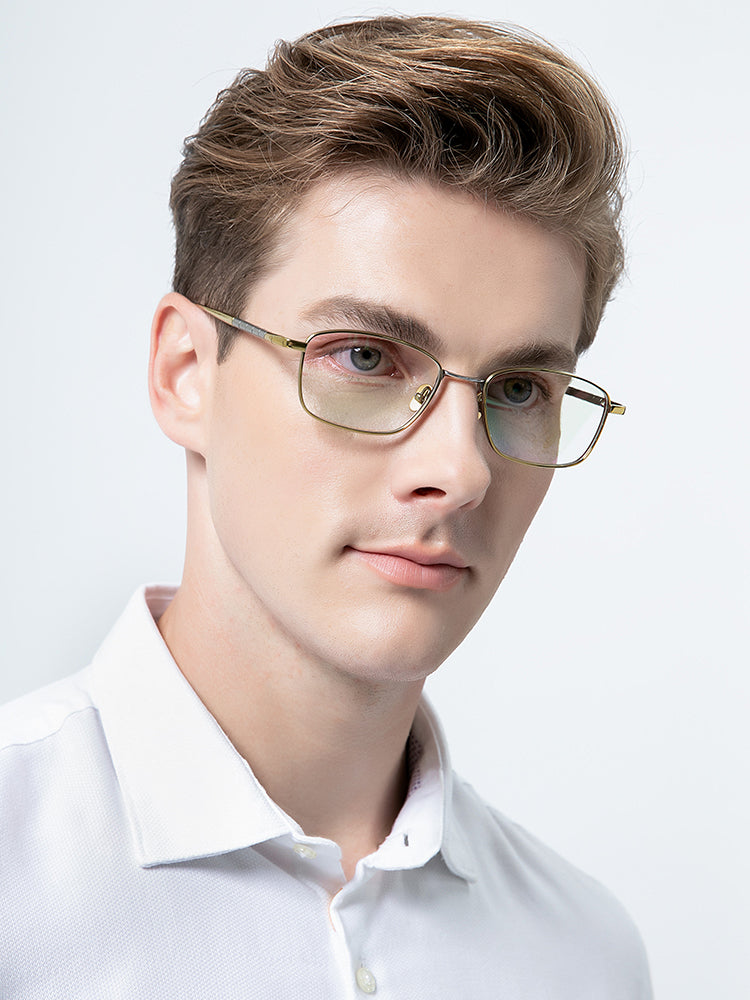 Basic Rectangular Glasses Rectangle Glasses BR1230 | Prescription Glasses | EYESHELLS