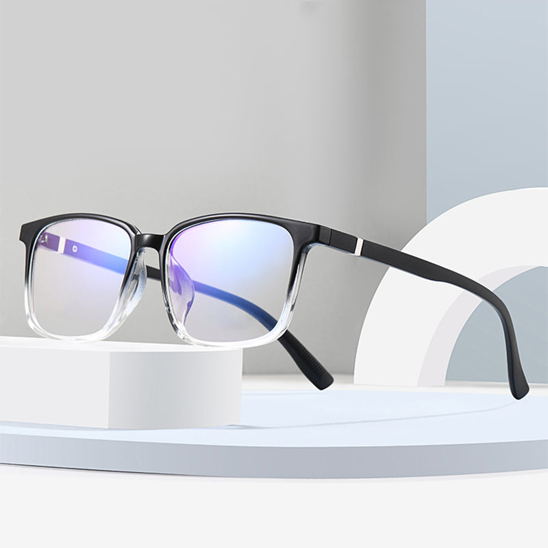 Rectangle Glasses EF1013 - Wide Frames for Men with Larger Heads