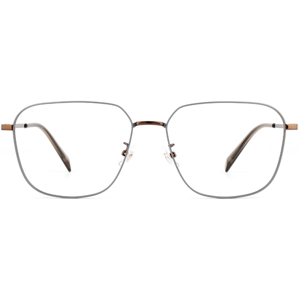 Square Glasses EF1146 - Wide Frames for Men with Larger Heads